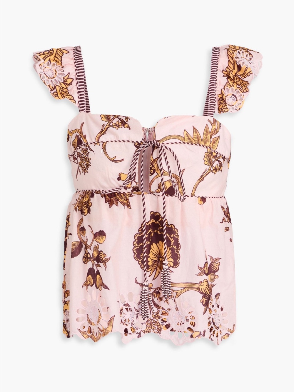FARM Rio Tropical landing print blouse
